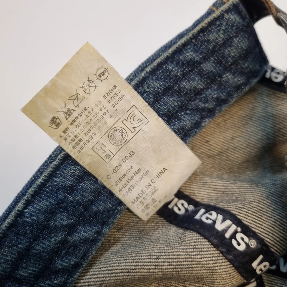 [Levis] 빈티지 리바이스 대님 볼캡 상품이미지6