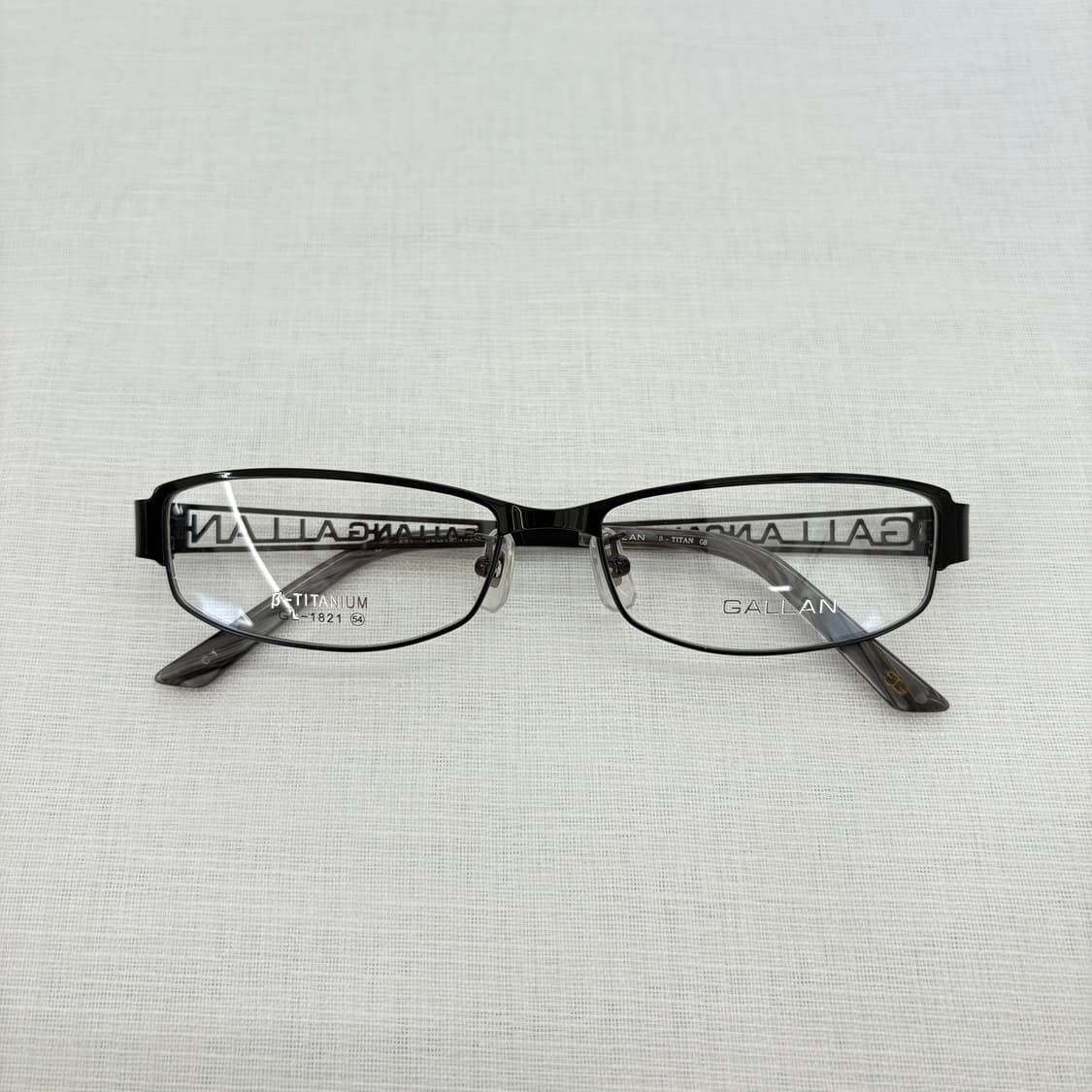 GALLAN 겔랑 티타늄 블랙 빈티지안경 상품이미지4