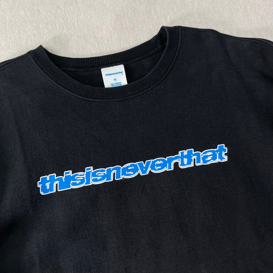 105 디스이즈네버댓 빅로고 맨투맨 상품이미지2