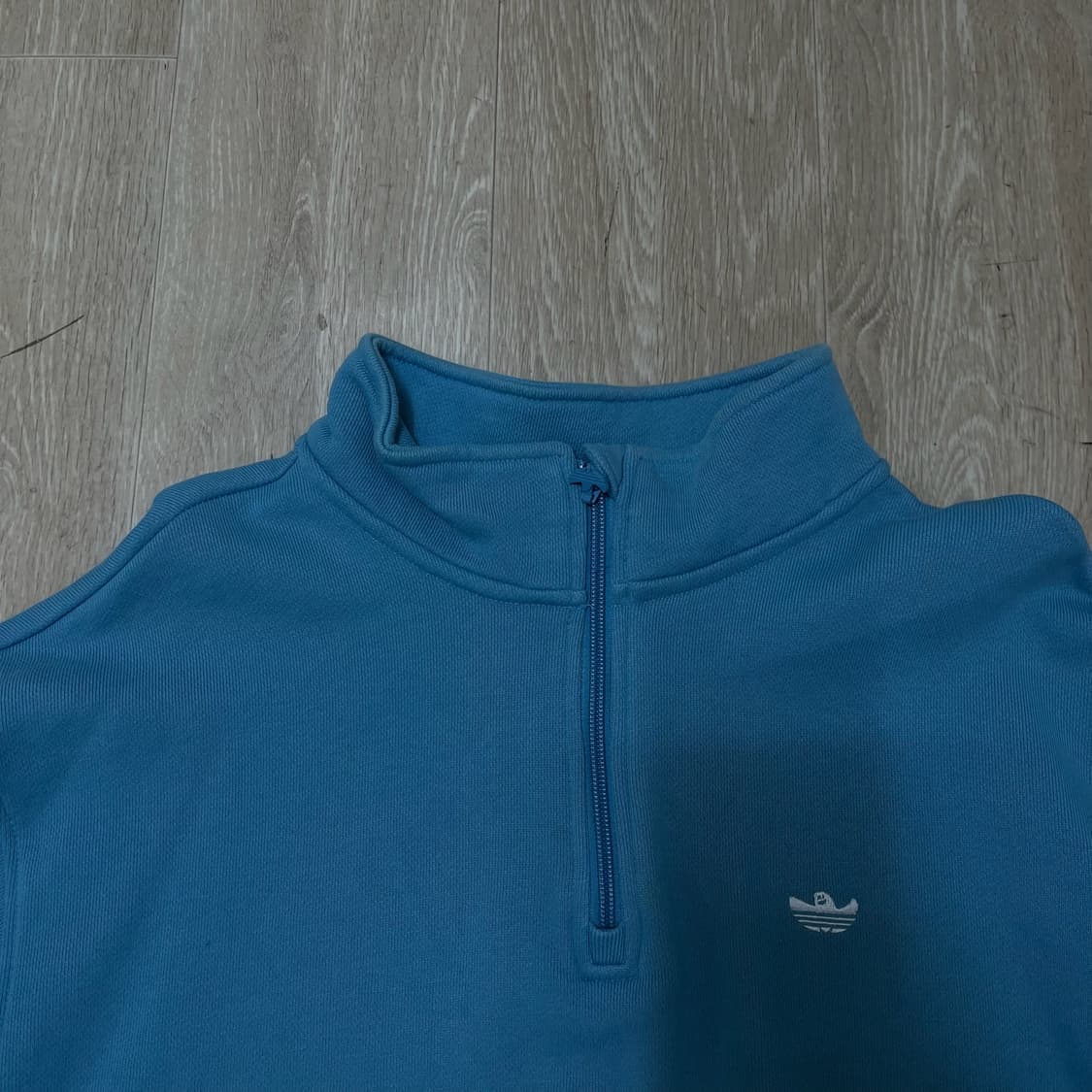 아디다스 X 마크곤잘레스 하프집업 맨투맨 [코랄 블루] M/95 상품이미지2