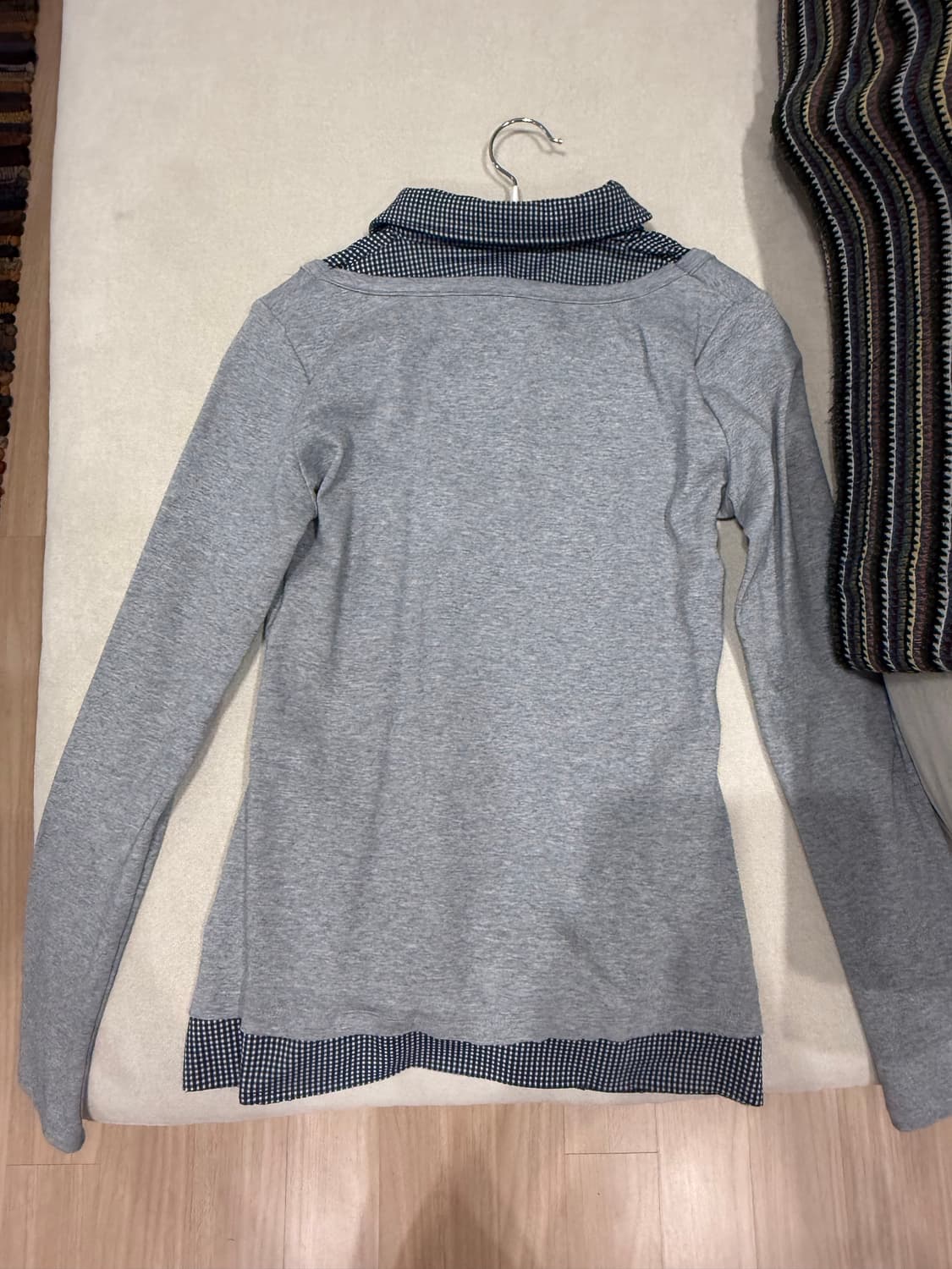 reversible collar longsleeves melange gr 상품이미지7