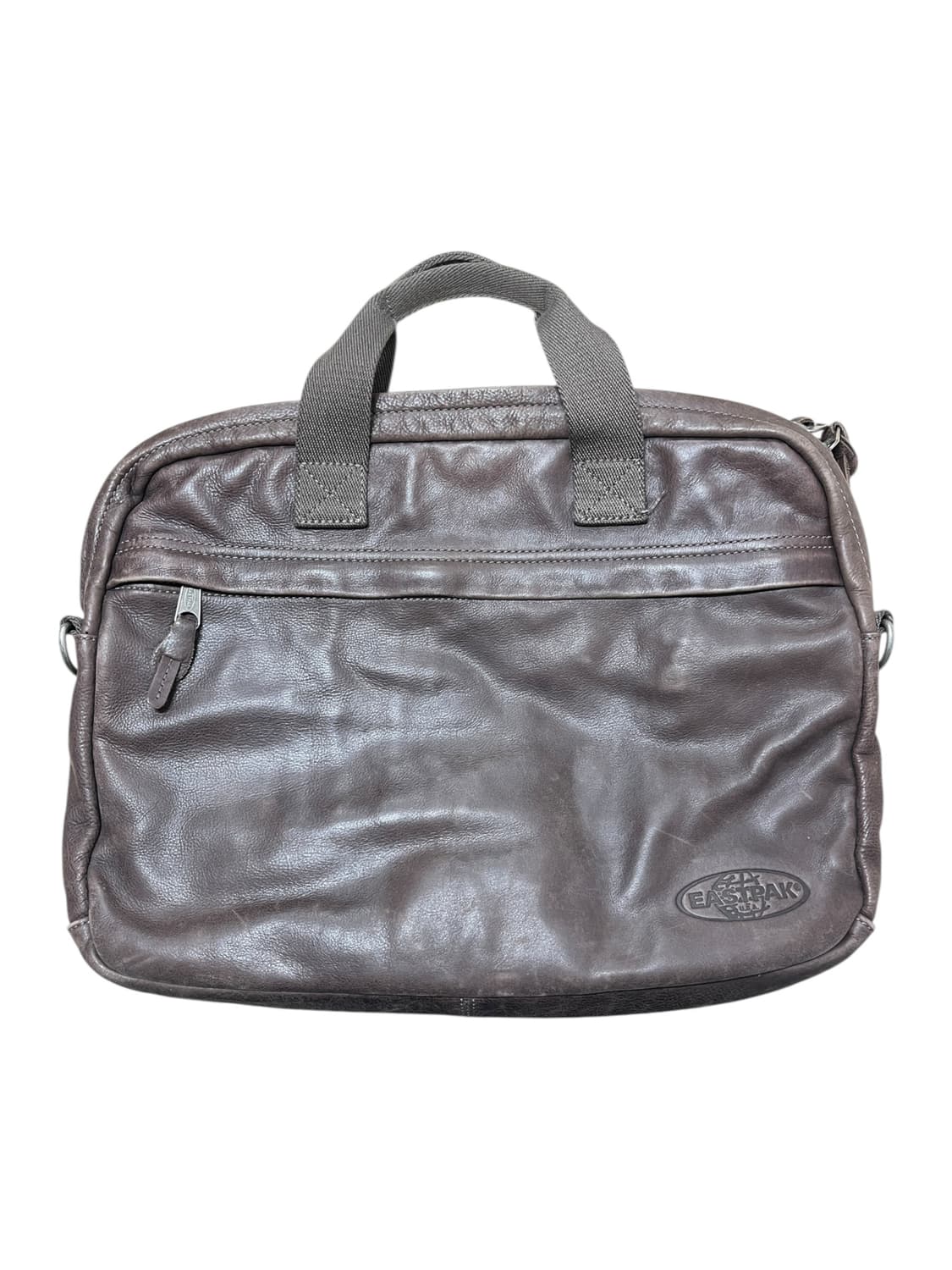 00s EASTPAK 빈티지 레더 브리프백 (브라운) 상품이미지1