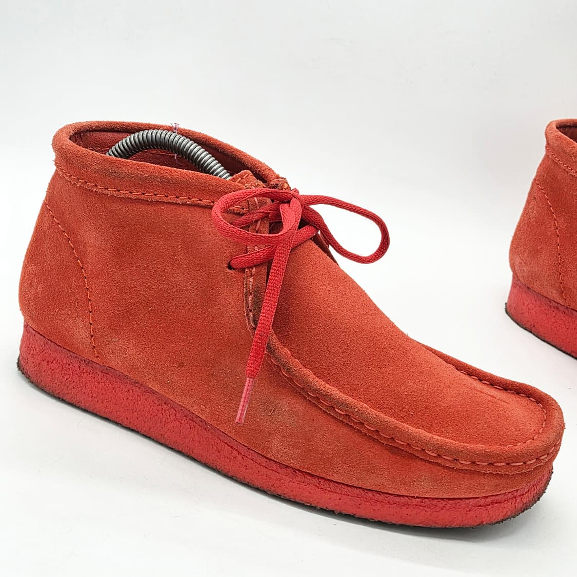 클락스 왈라비 부츠 레드 스웨이드 (UK 9) 상품이미지5