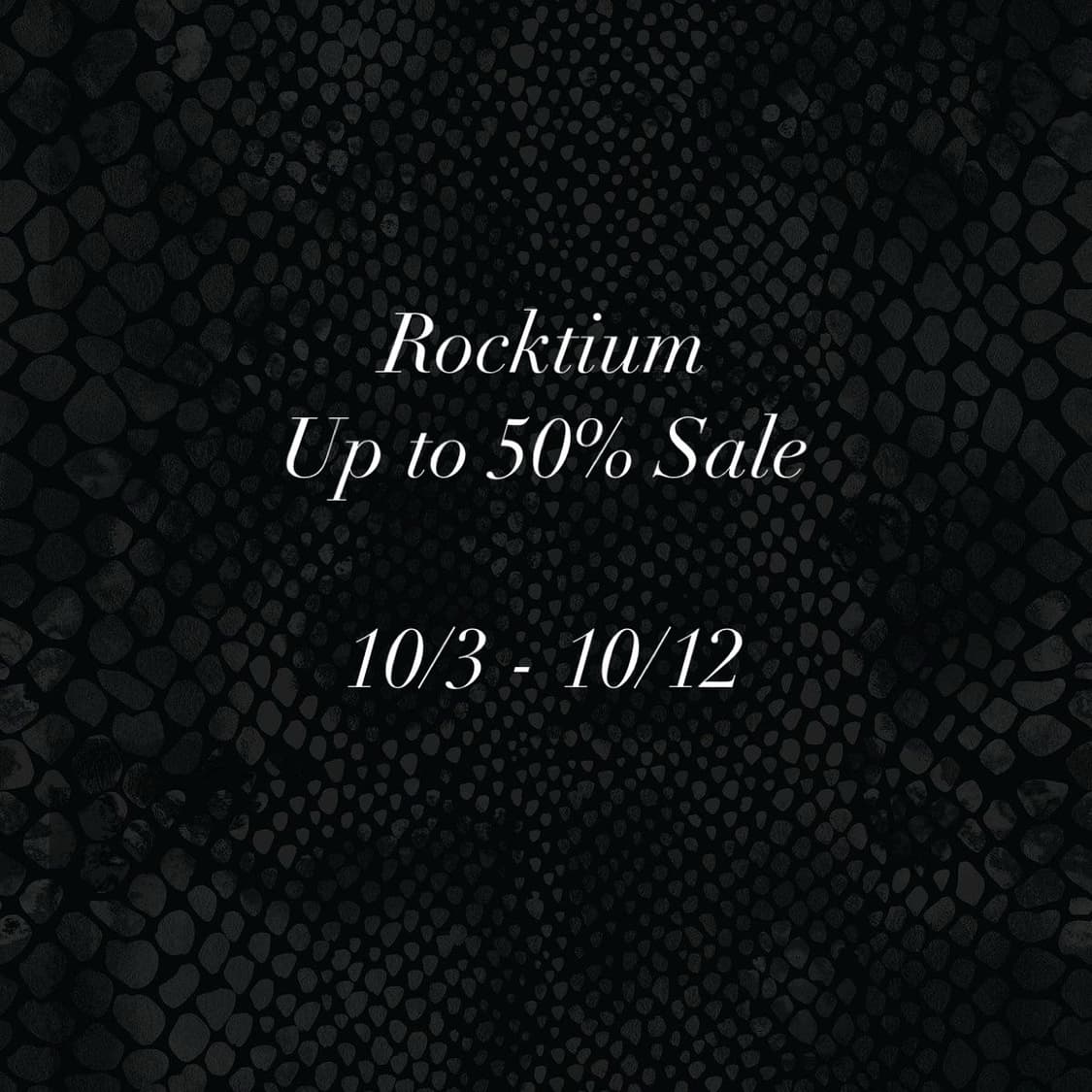 Rocktium Up to 50% sale 상품이미지1