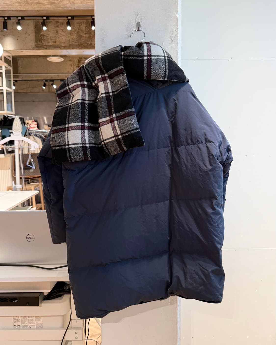 비비안 웨스트우드 네이비 덕다운 머플러 점퍼 상품이미지7