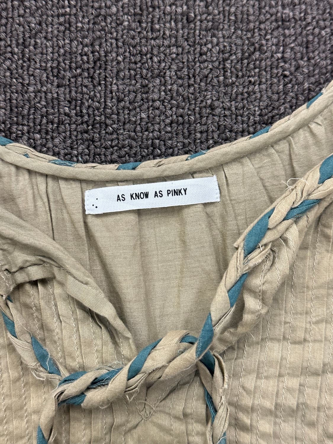 OS)As know as pinky vintage 뷔스티에 원피스 상품이미지4