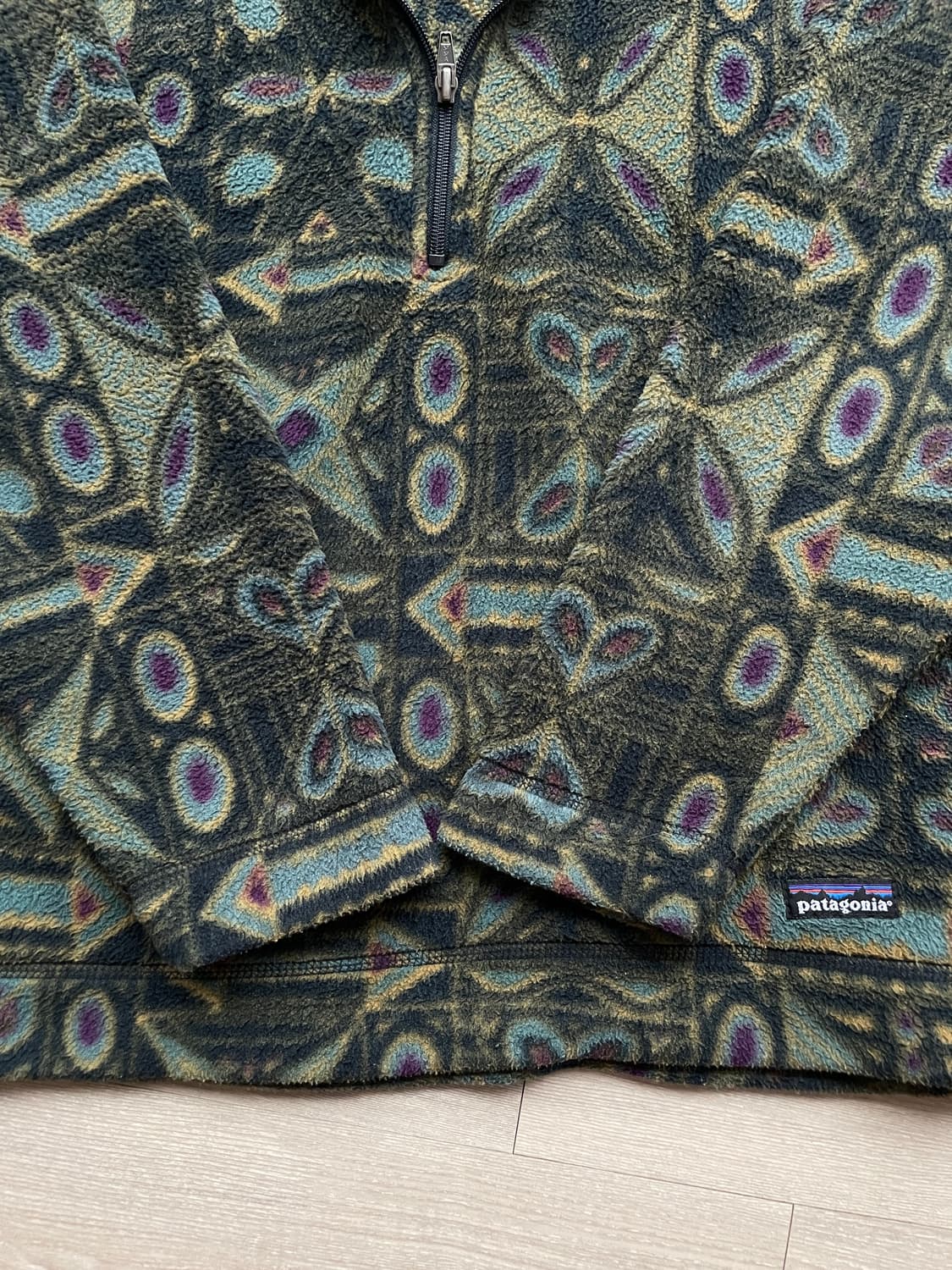 90s 파타고니아 신칠라 아즈텍 토템 스노우리스 눈없산 patagonia 상품이미지5