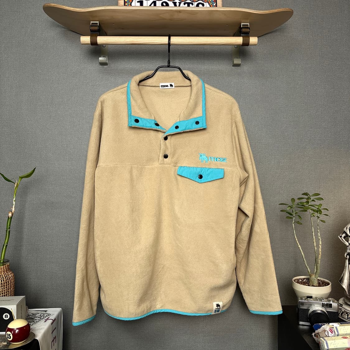 moz 빈티지 플리스풀오버 상품이미지2