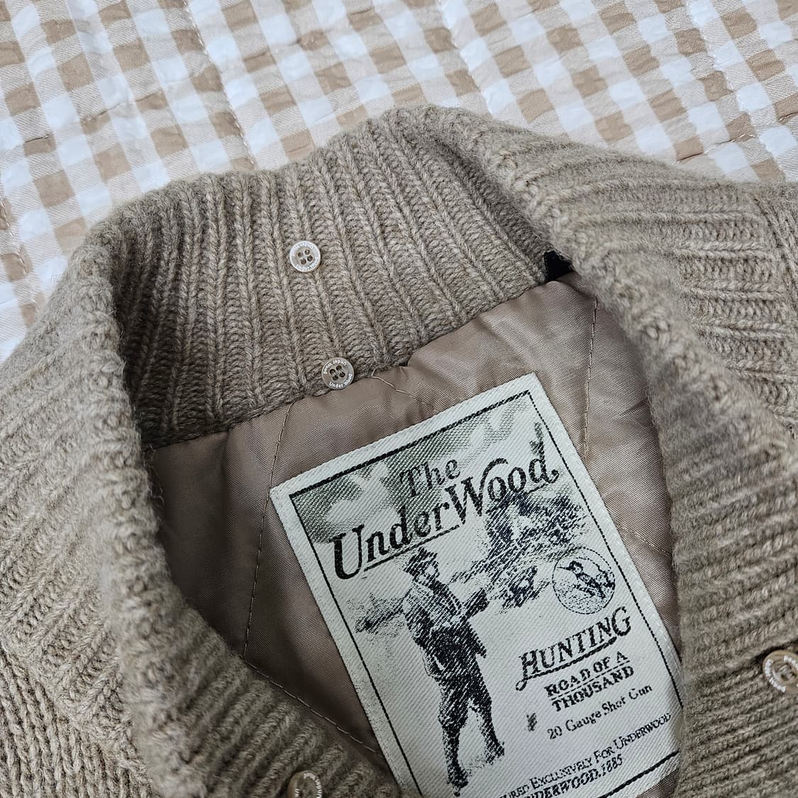 심플한 방풍 추동 니트 가디선 남자100 상품이미지2