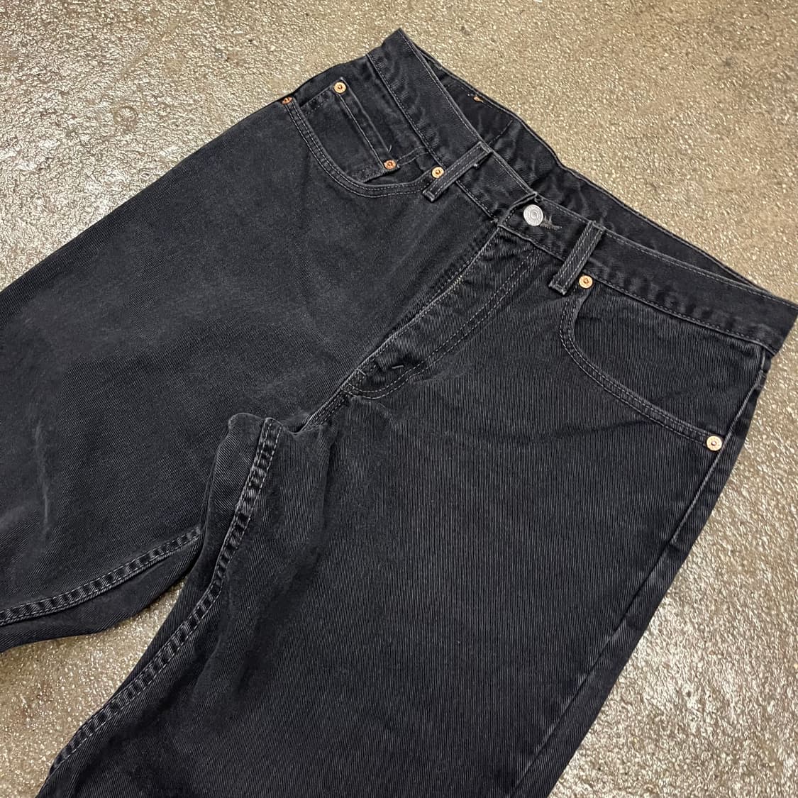 90s USA Levis550 블랙진 (31“) 상품이미지4