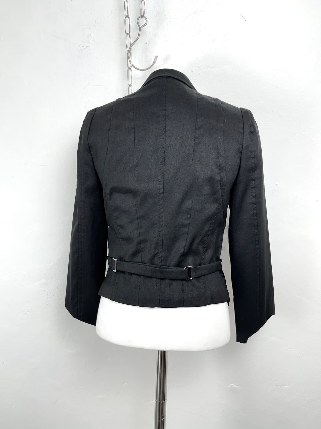 Doho Asymmetric Draped Ruffle Jacket  Do 상품이미지3