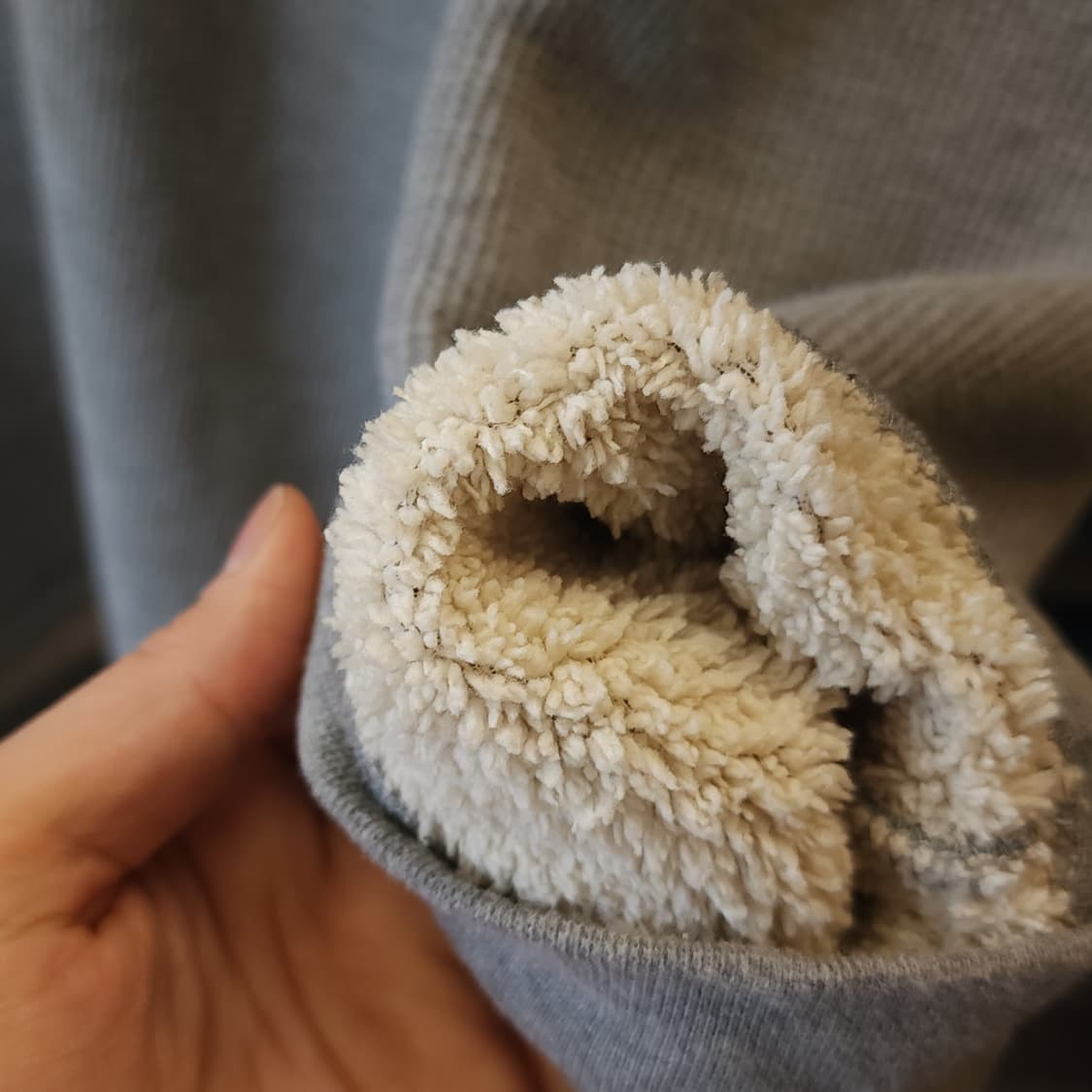 Lee 양털 맨투맨 쉐르파 헨리넥 스웻셔츠 빅사이즈 맨투맨 xxl 상품이미지8