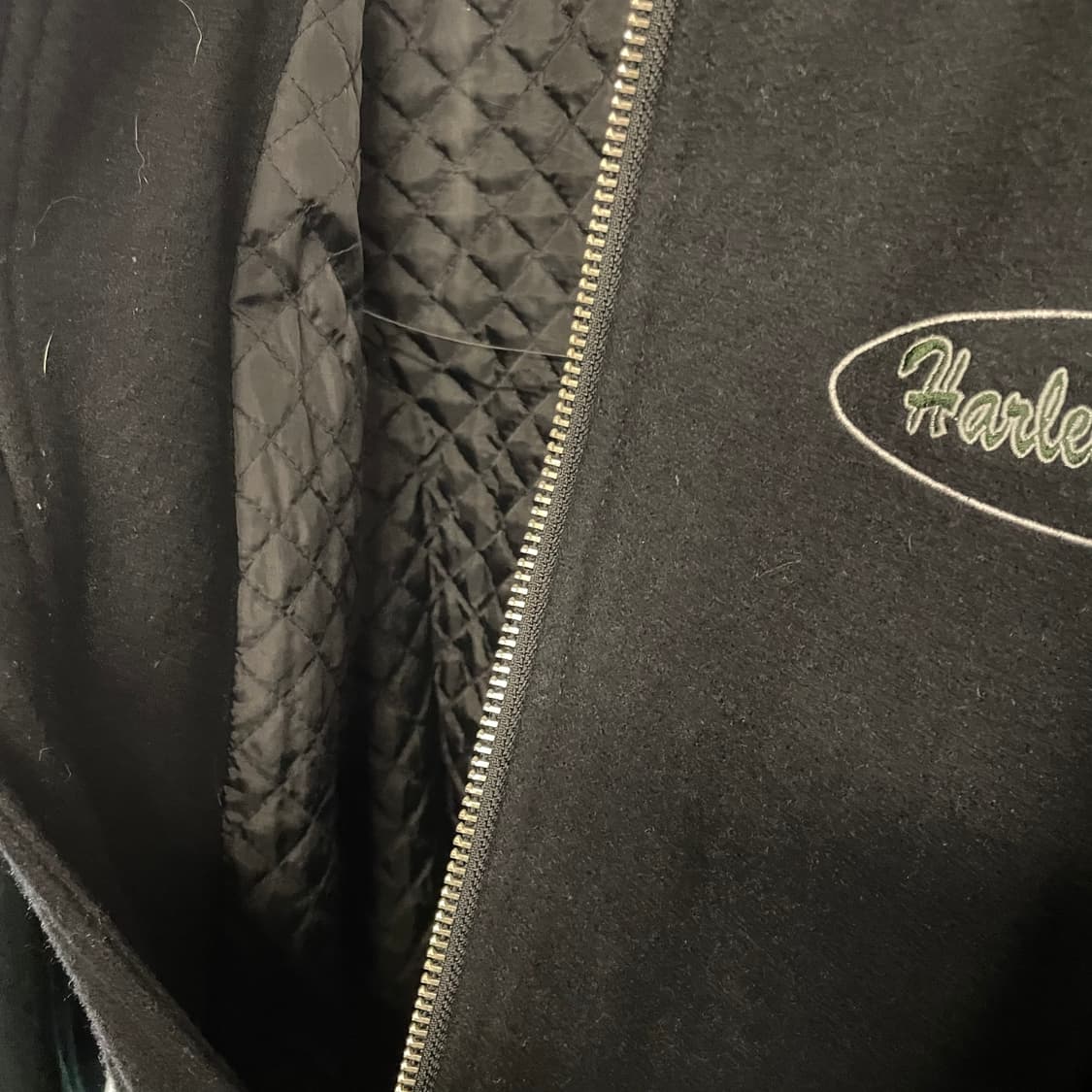 90s 할리데이비슨 울 바시티자켓 상품이미지8