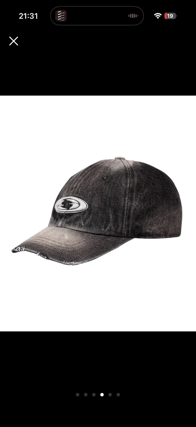 그레일즈 데님 볼캡 로고 모자 블랙 검정 상품이미지4