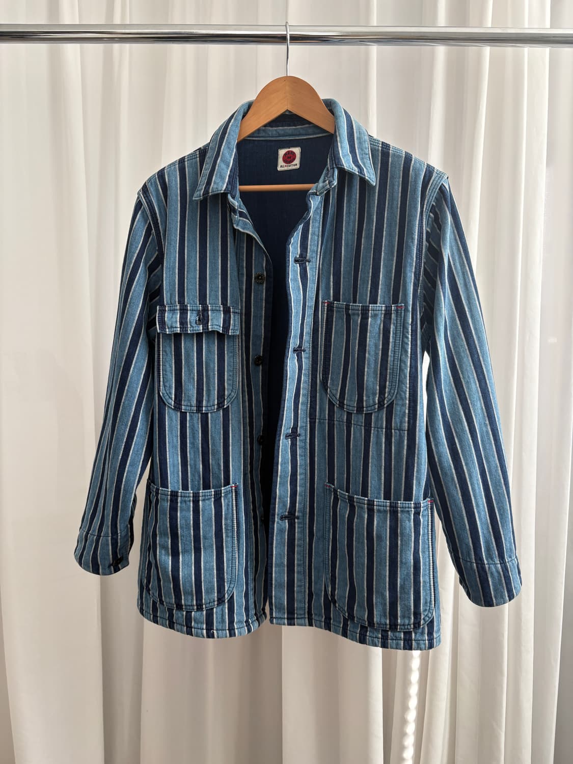 메이드 인 인디고 스트라이프 커버올 상품이미지5