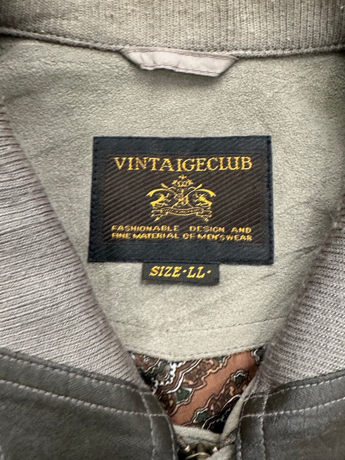 XL)Vintage Club 빈티지 벨벳 블루종 상품이미지4