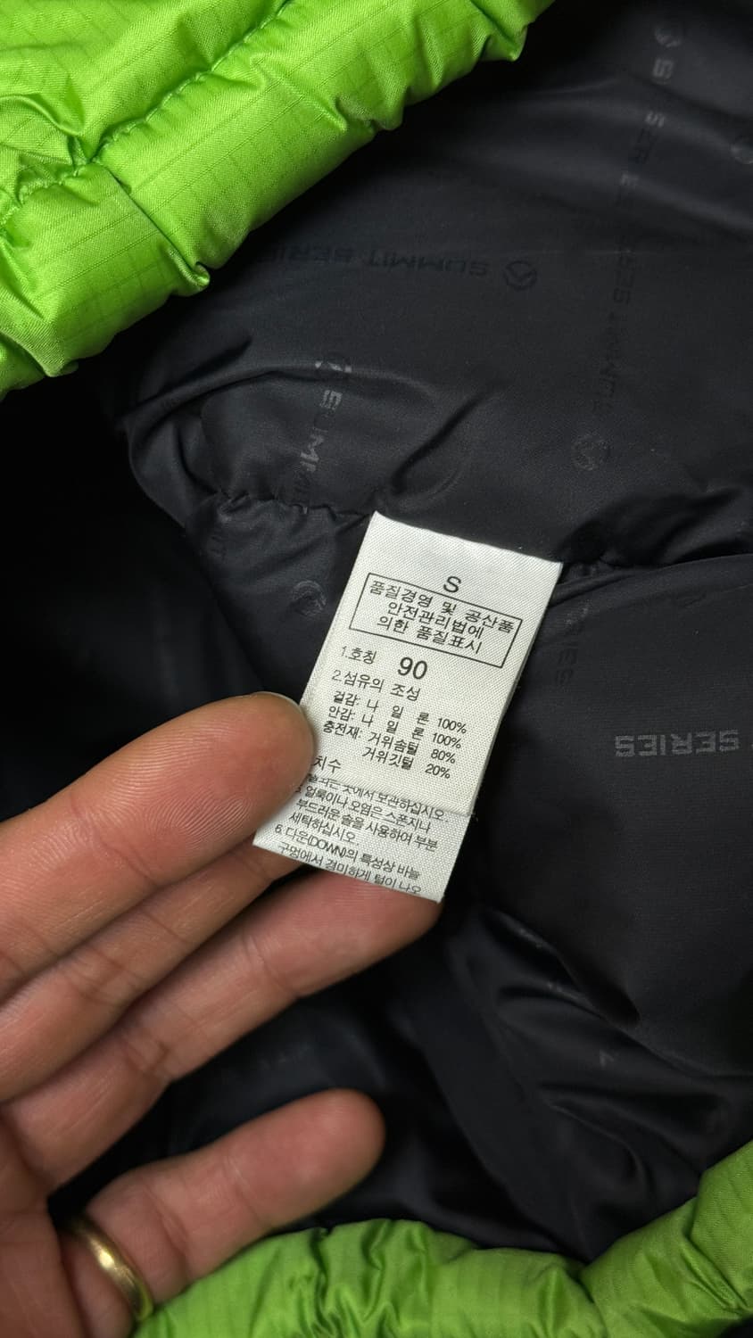 노스페이스 패딩 써밋 700필 (고프코어) 상품이미지6