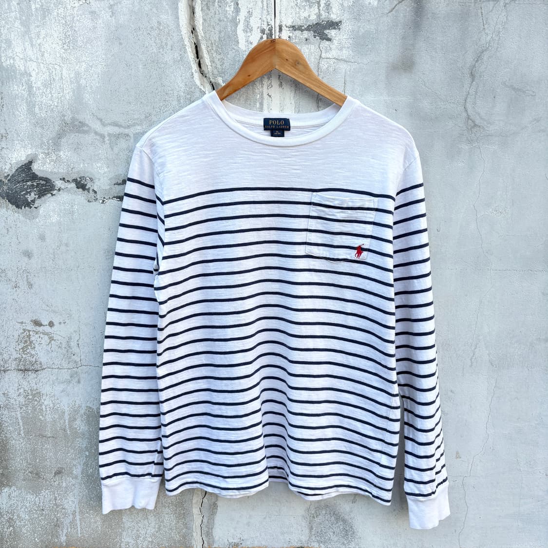 Polo 폴로 스트라이프 롱슬리브 티셔츠 상품이미지1