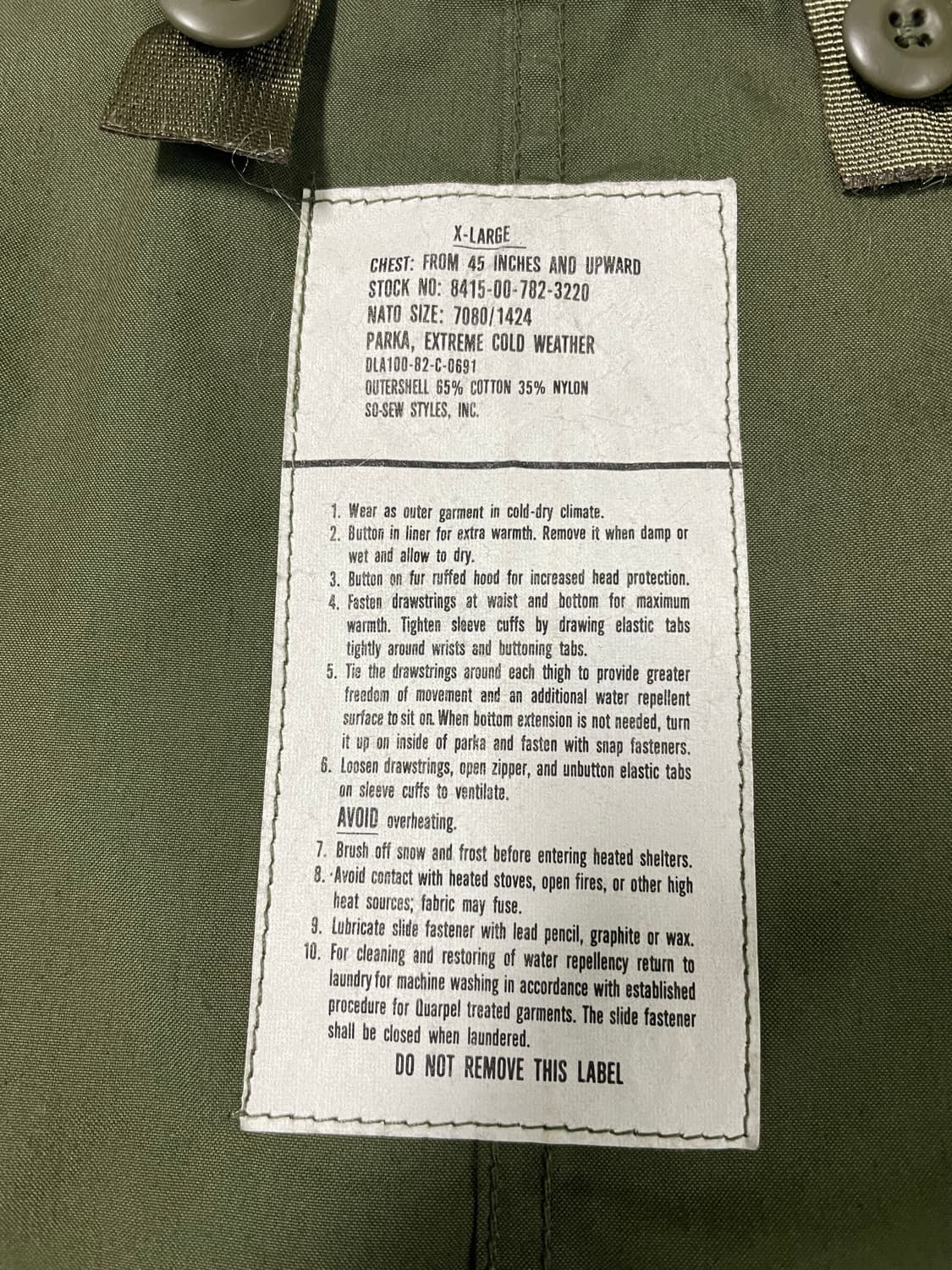 새상품 m65피쉬테일 데드스탁 라지 상품이미지8