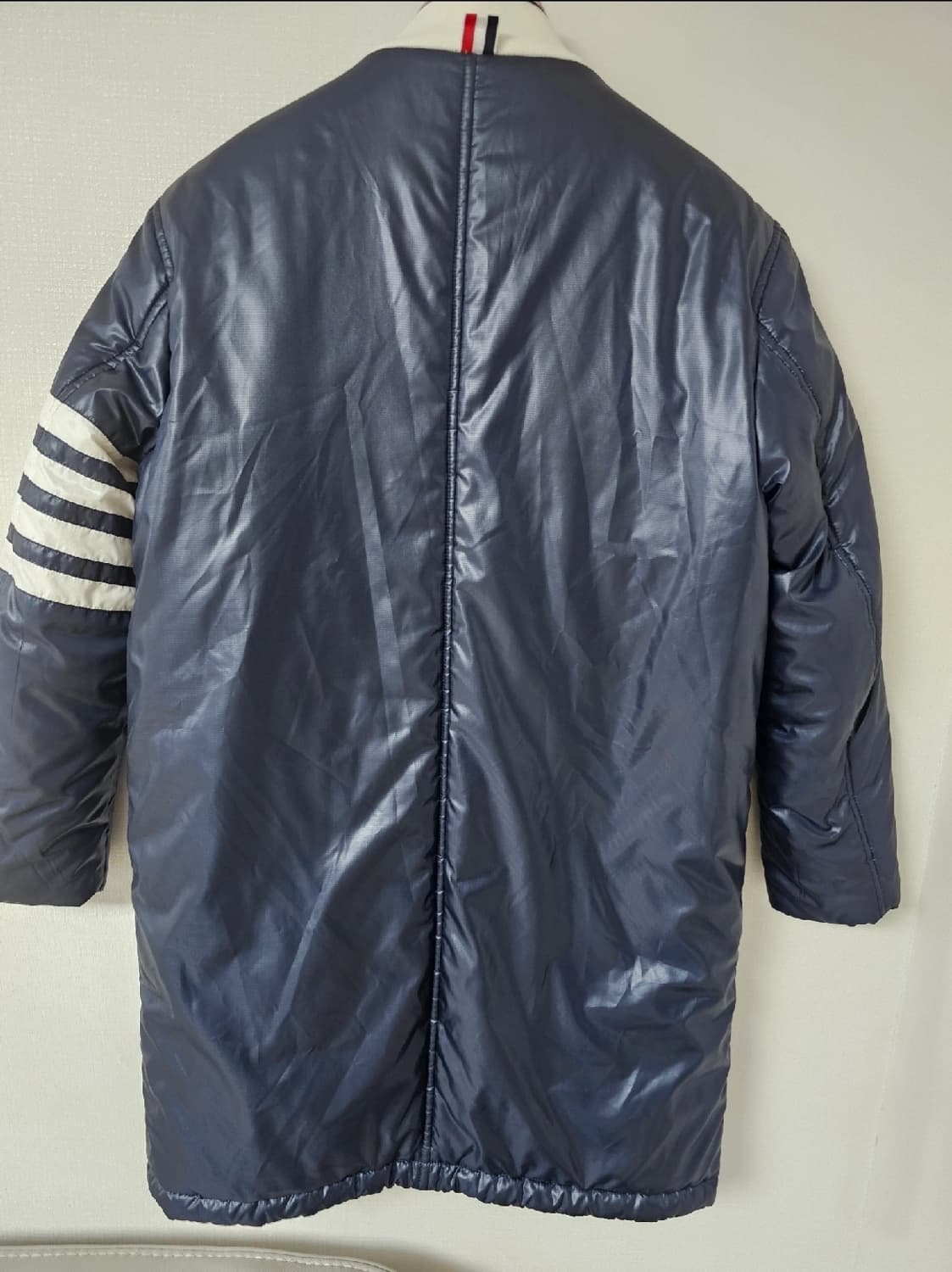 톰브라운 사선완장 봄버 다운 롱패딩(0/공용/백화점정품) 상품이미지5