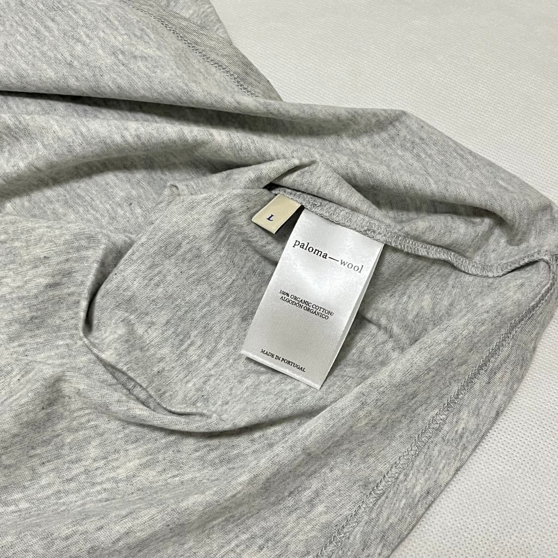 [L,XL]팔로마울 Arisa 포켓 티셔츠/그레이 상품이미지4