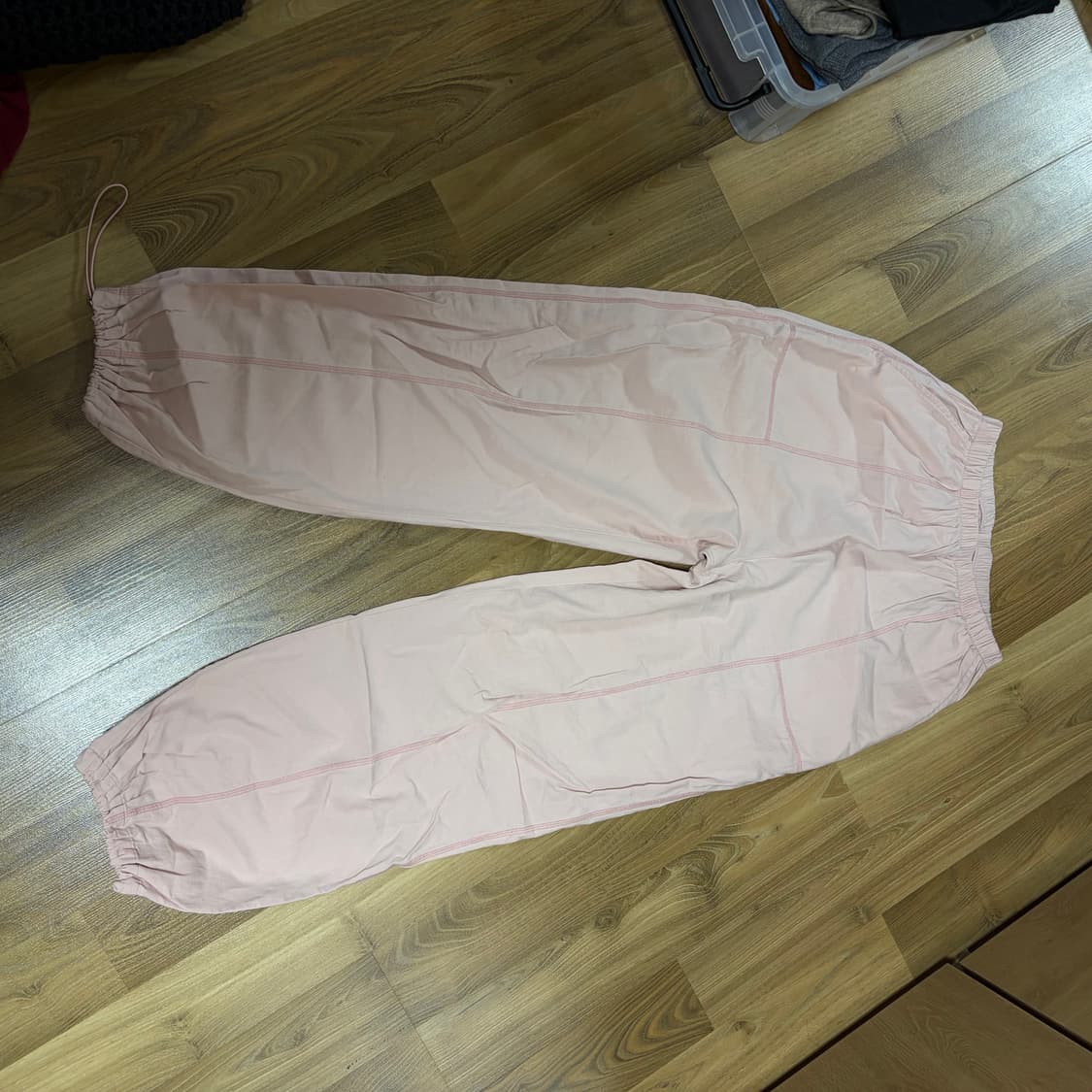 Oveof 오브오브 Pio 스트링 팬츠 핑크 상품이미지7