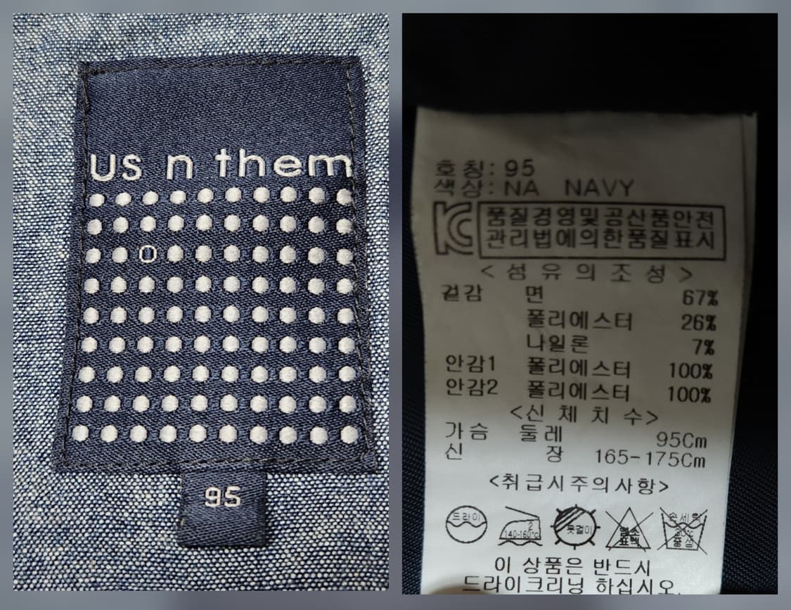 어스앤뎀 us n them 데님 트렌치코트, 롱 야상점퍼, 바람막이 95 상품이미지9