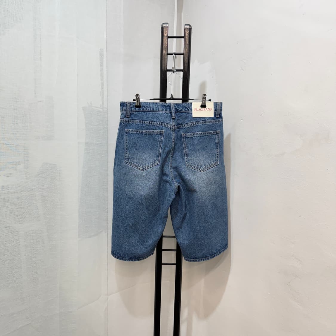 (M)플랙 plac 워싱 남성청반바지 데님반바지 팬츠 4511 상품이미지3