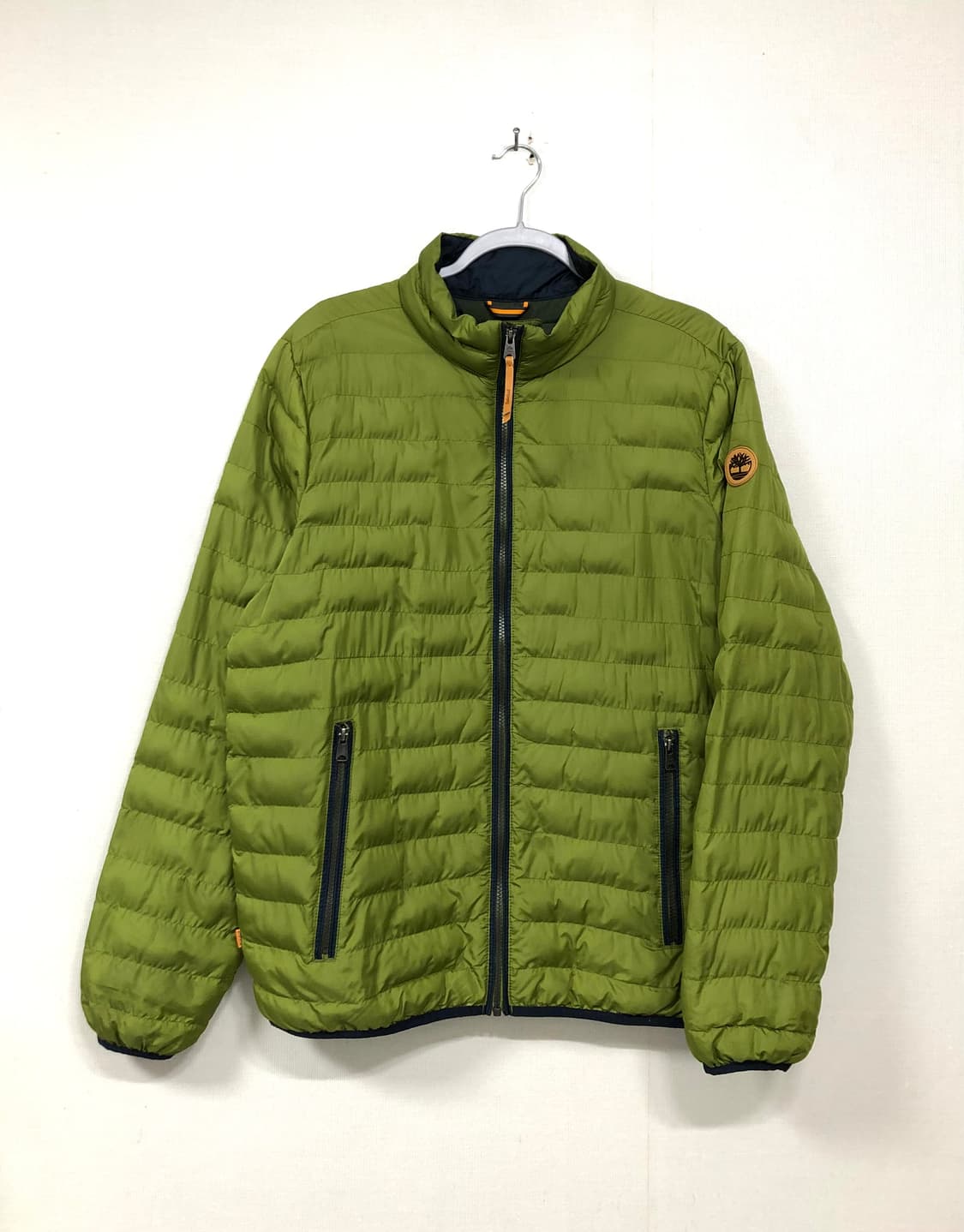 Timberland 팀버랜드 남성 시그니처 소가죽 로고 경량패딩 _ L 상품이미지1