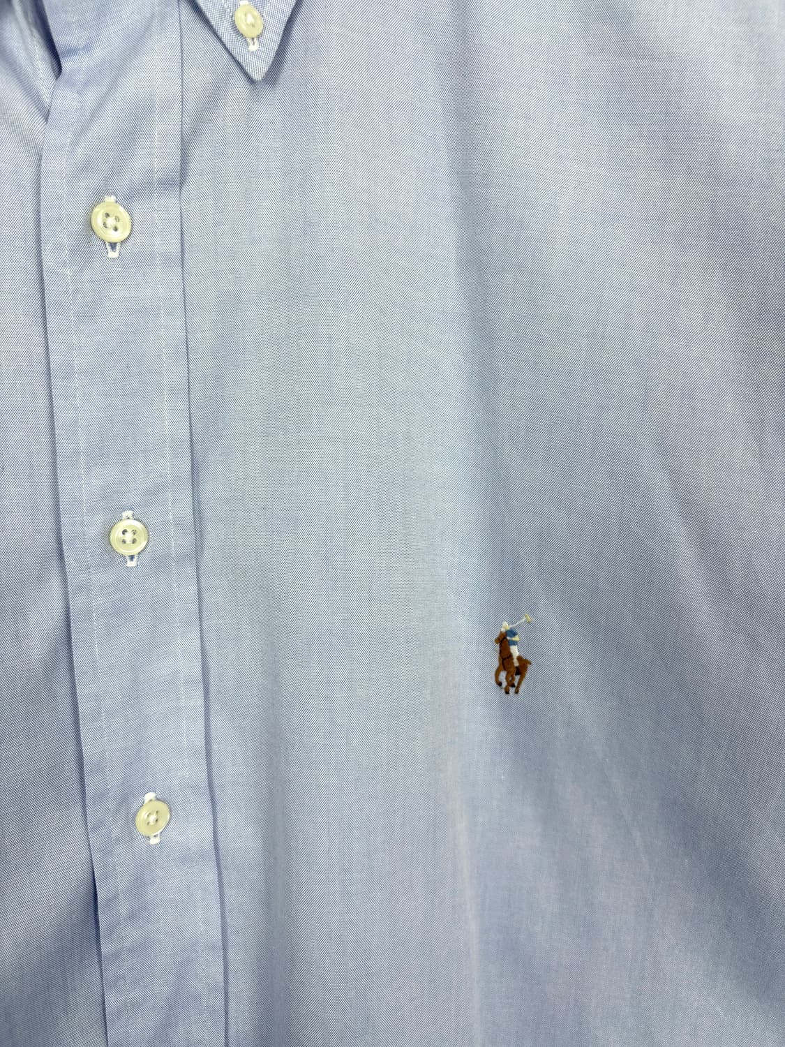 [4XL]POLO 블루 긴팔 빅셔츠  상품이미지8