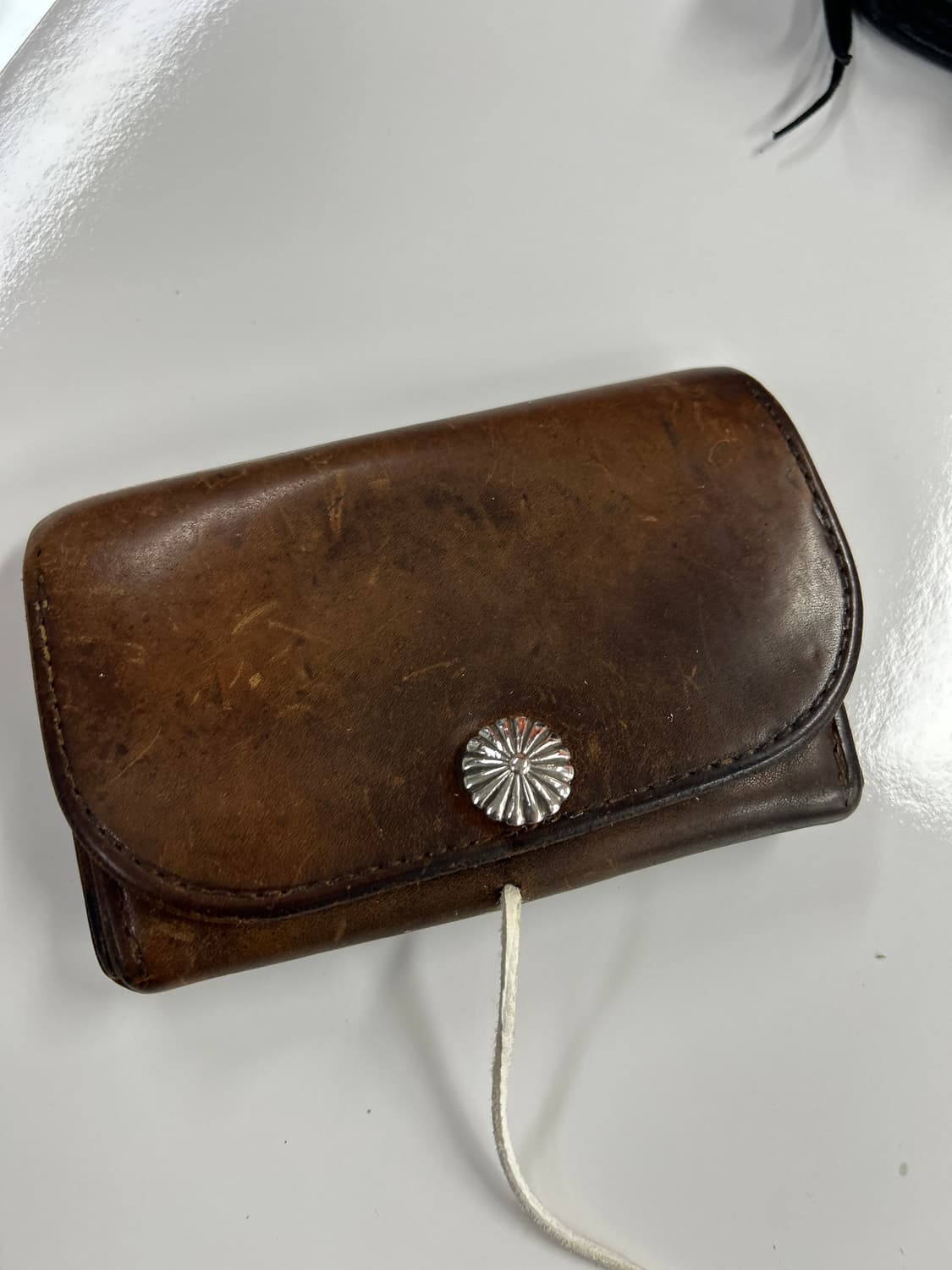 GOROS 올드고로스 CG-14콘초 새들레더 중지갑 상품이미지2