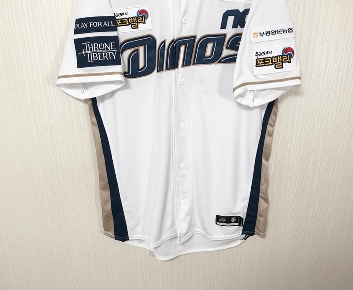 (1)KBO 데상트 NC다이노스 선수지급 홈유니폼 110 #123 김민균 상품이미지3