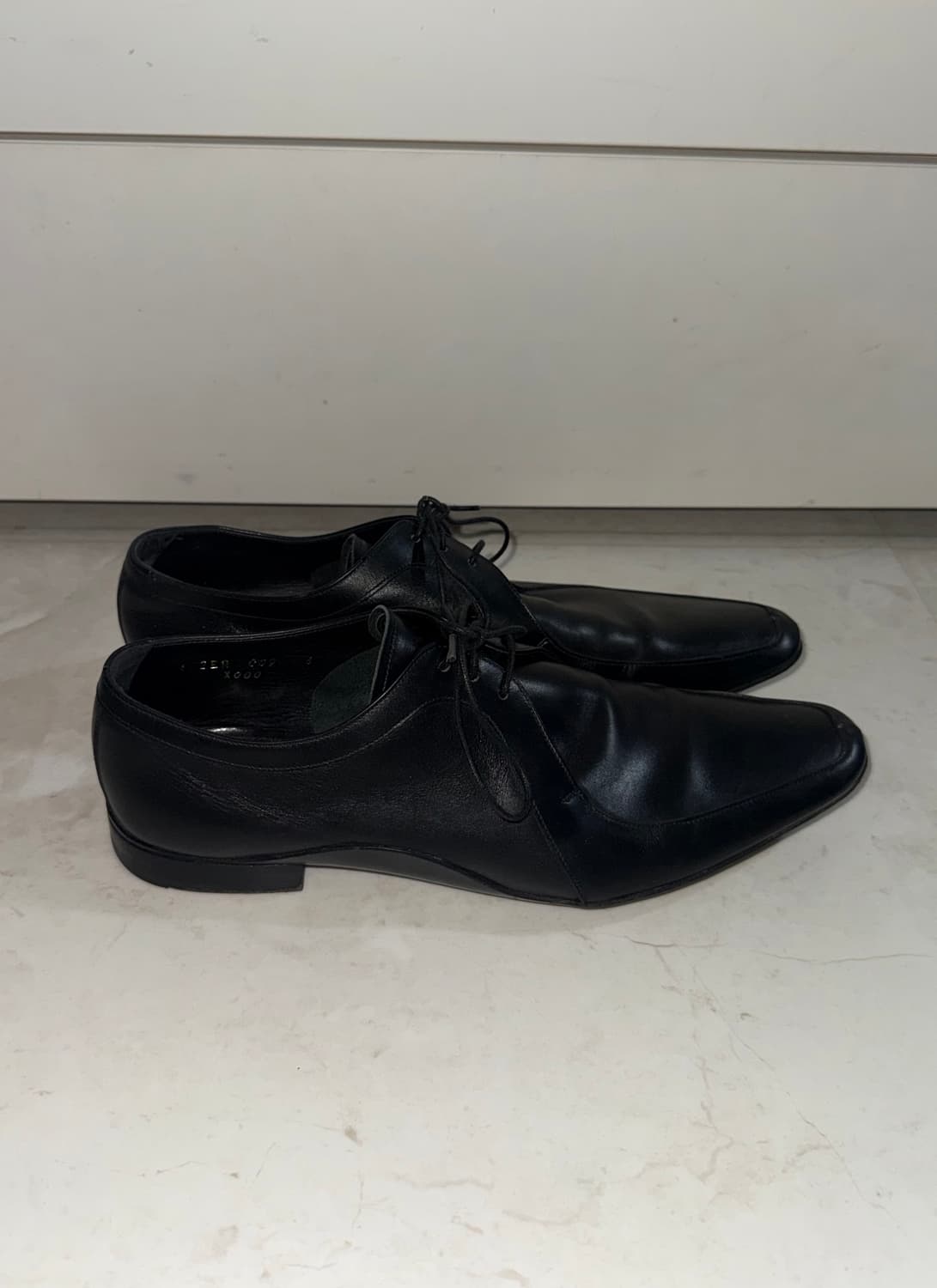 Prada Black dress leather oxford derby 상품이미지2