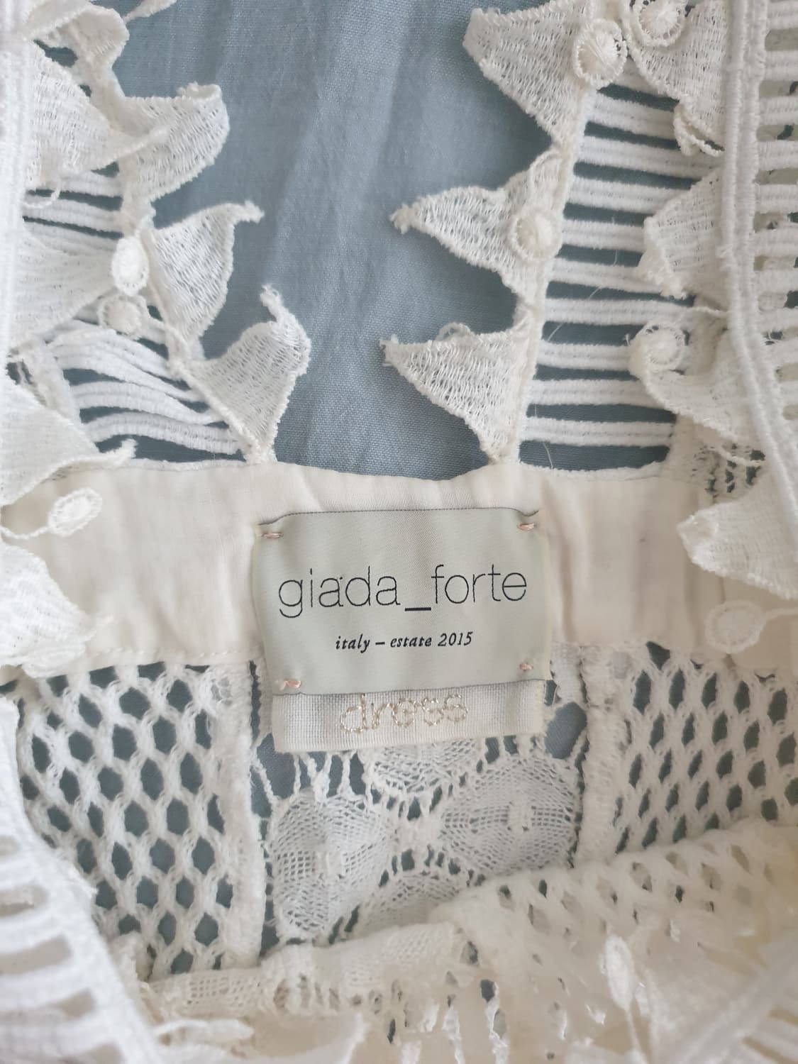 Giada Forte 화이트 크로셰 드레스 웨딩드레스 xs 상품이미지5