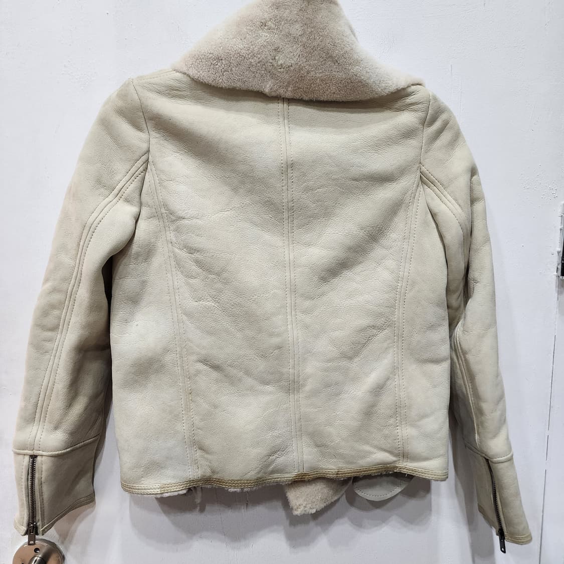 이자벨마랑 램스킨 가죽자켓 38 상품이미지2