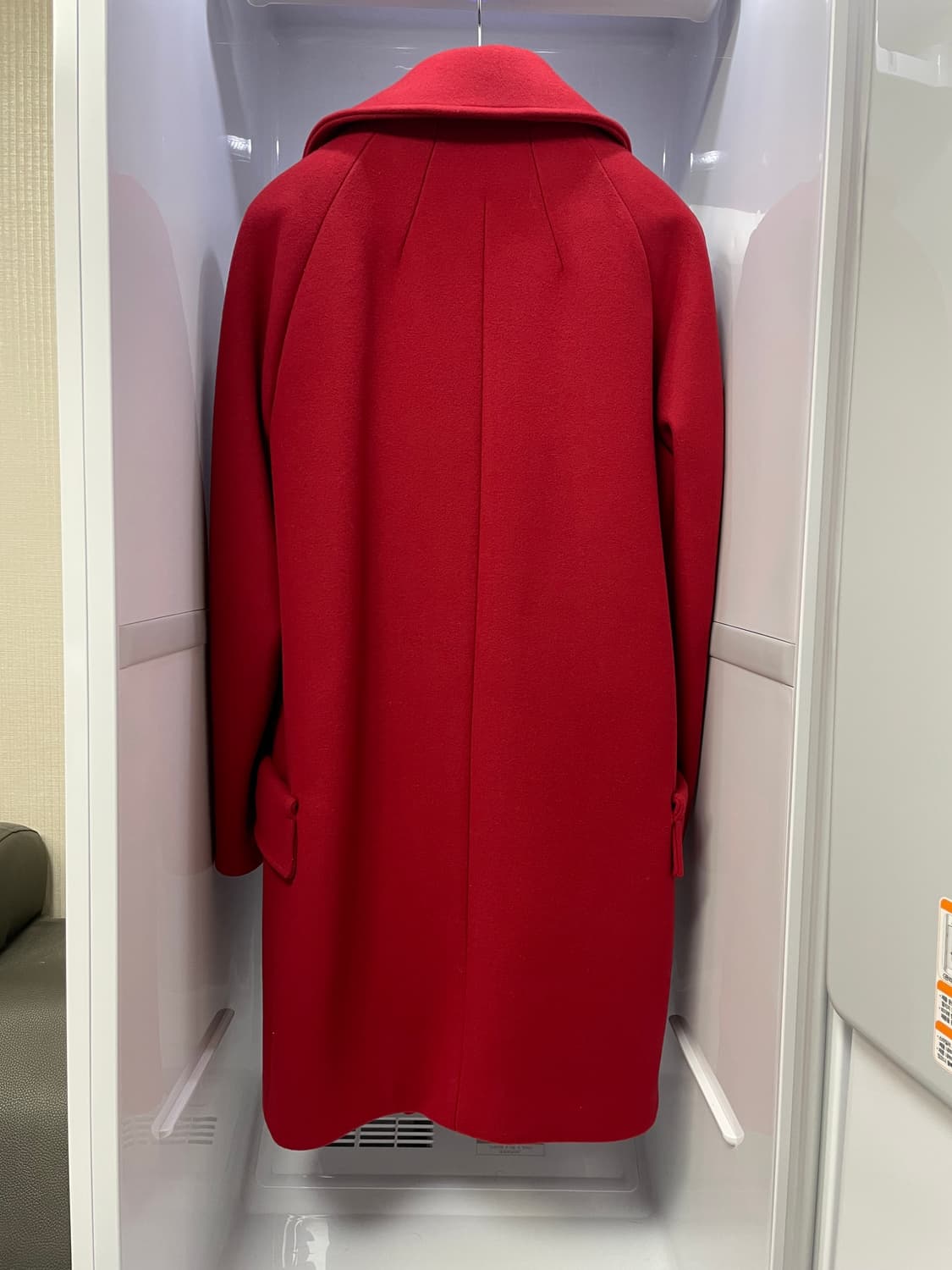 솔리드옴므 우영미 컬렉션라인 레드 오버핏 코트 100사이즈 상품이미지2