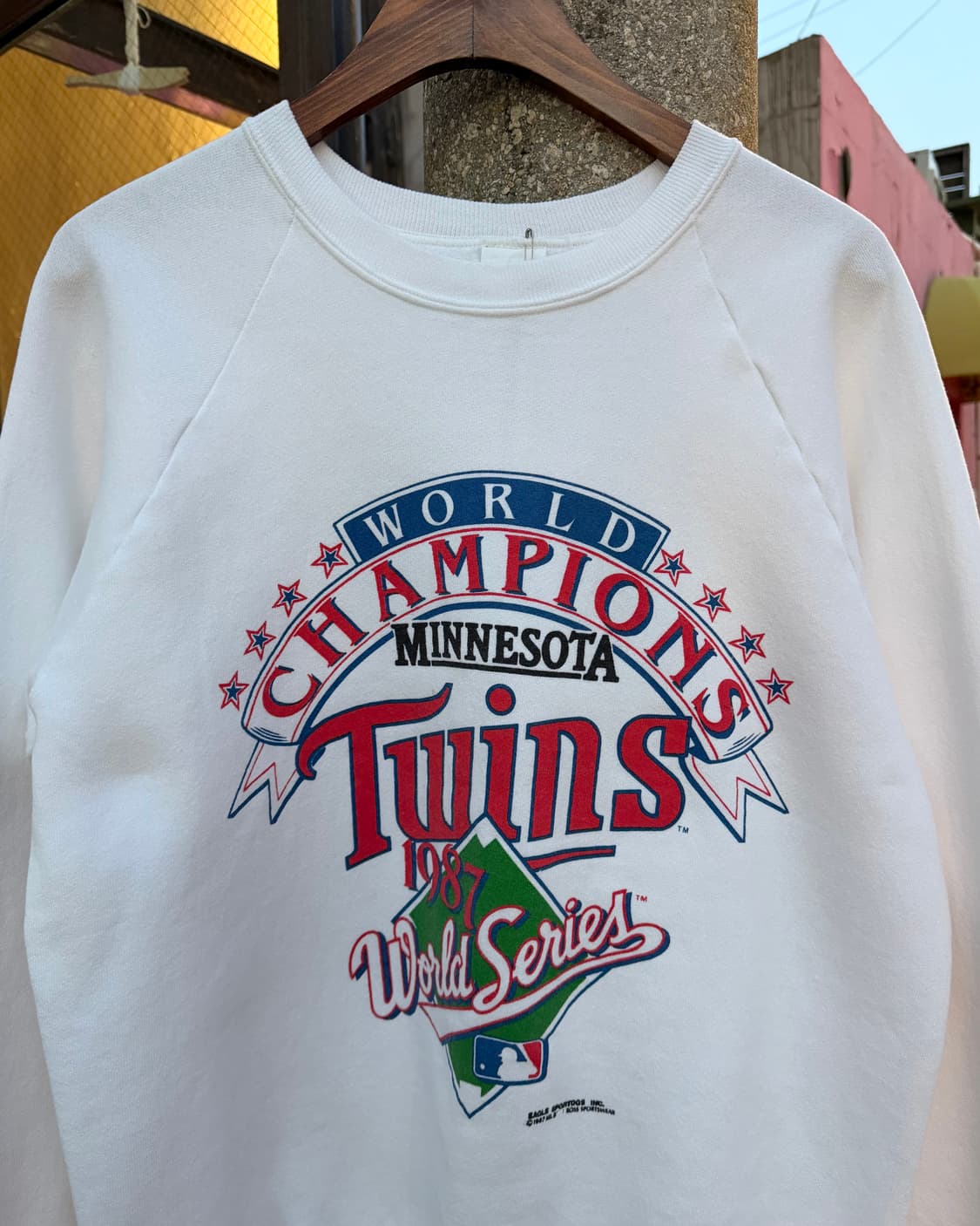 USA 80s MINNESOTA TWINS 1987 sweat shirt 상품이미지2