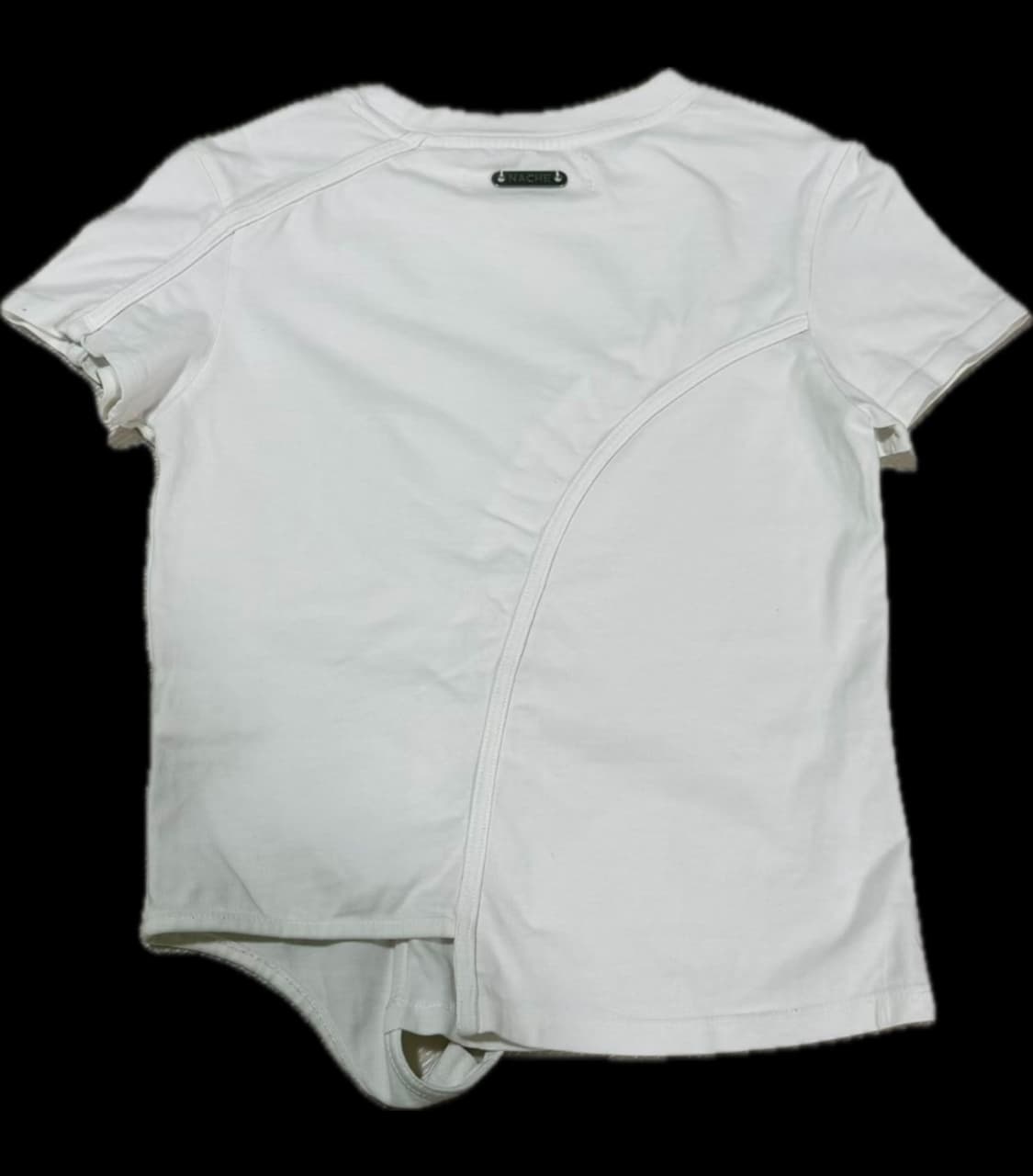 나체 Asymmetric line t-shirt ivory 상품이미지2