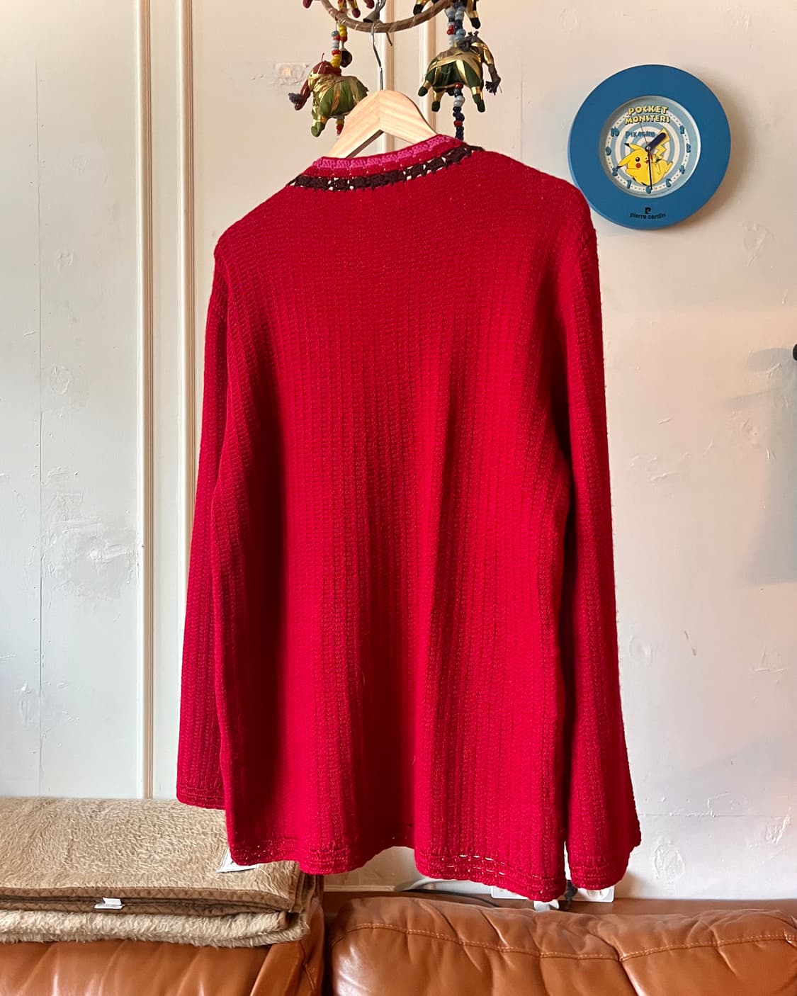 1990s Old KENZO 3D Floral Trim Wool Knit 상품이미지9