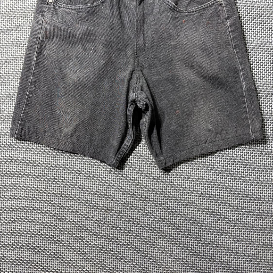 랭글러 블랙 카펜터 데님 반바지 (33) 상품이미지6