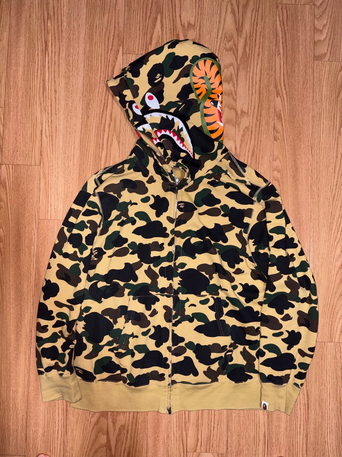 베이프 황계 더블 샤크 후드집업  상품이미지2