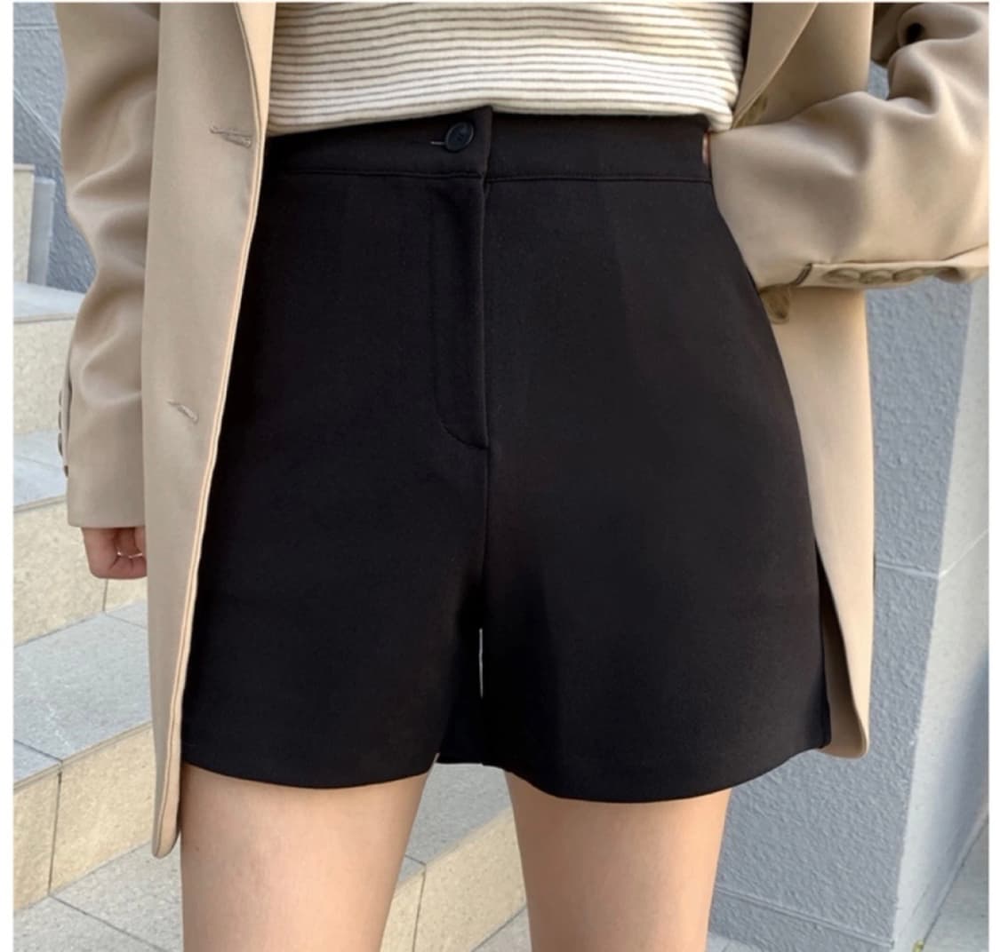 삐뽕언니 하프 반바지 3부 슬랙스 L 상품이미지3