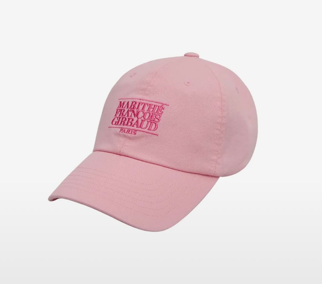 마리떼 스몰 클래식 로고 핑크볼캡 상품이미지1