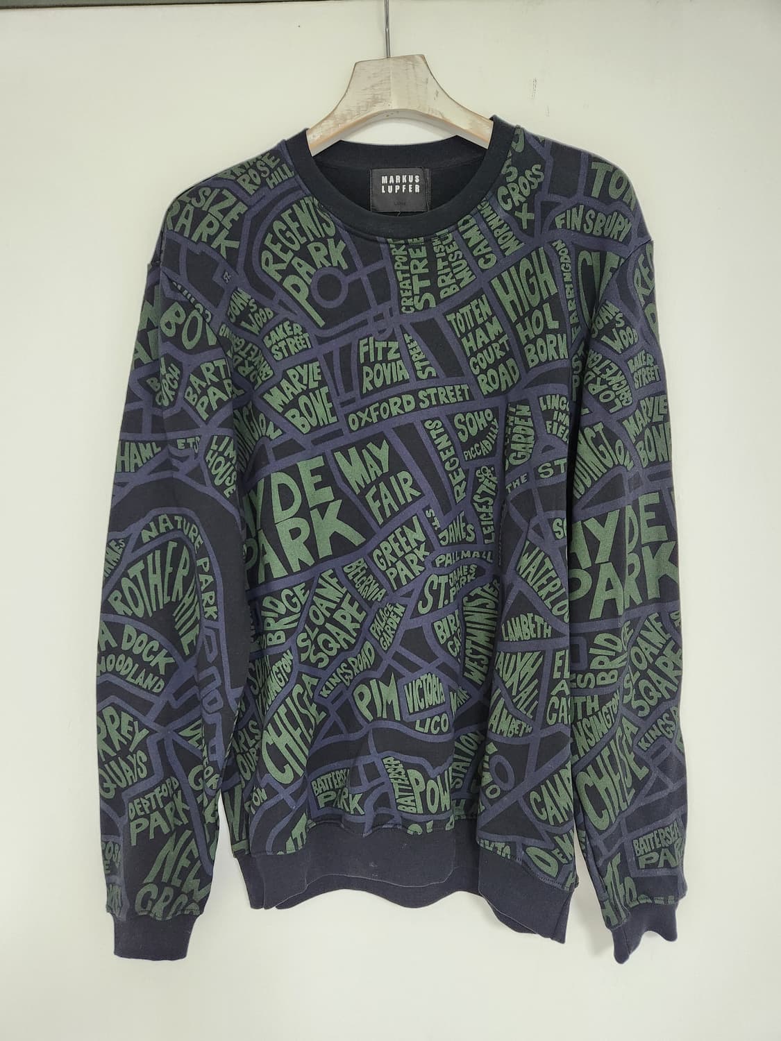 마커스루퍼 런던맵 맨투맨 상품이미지1