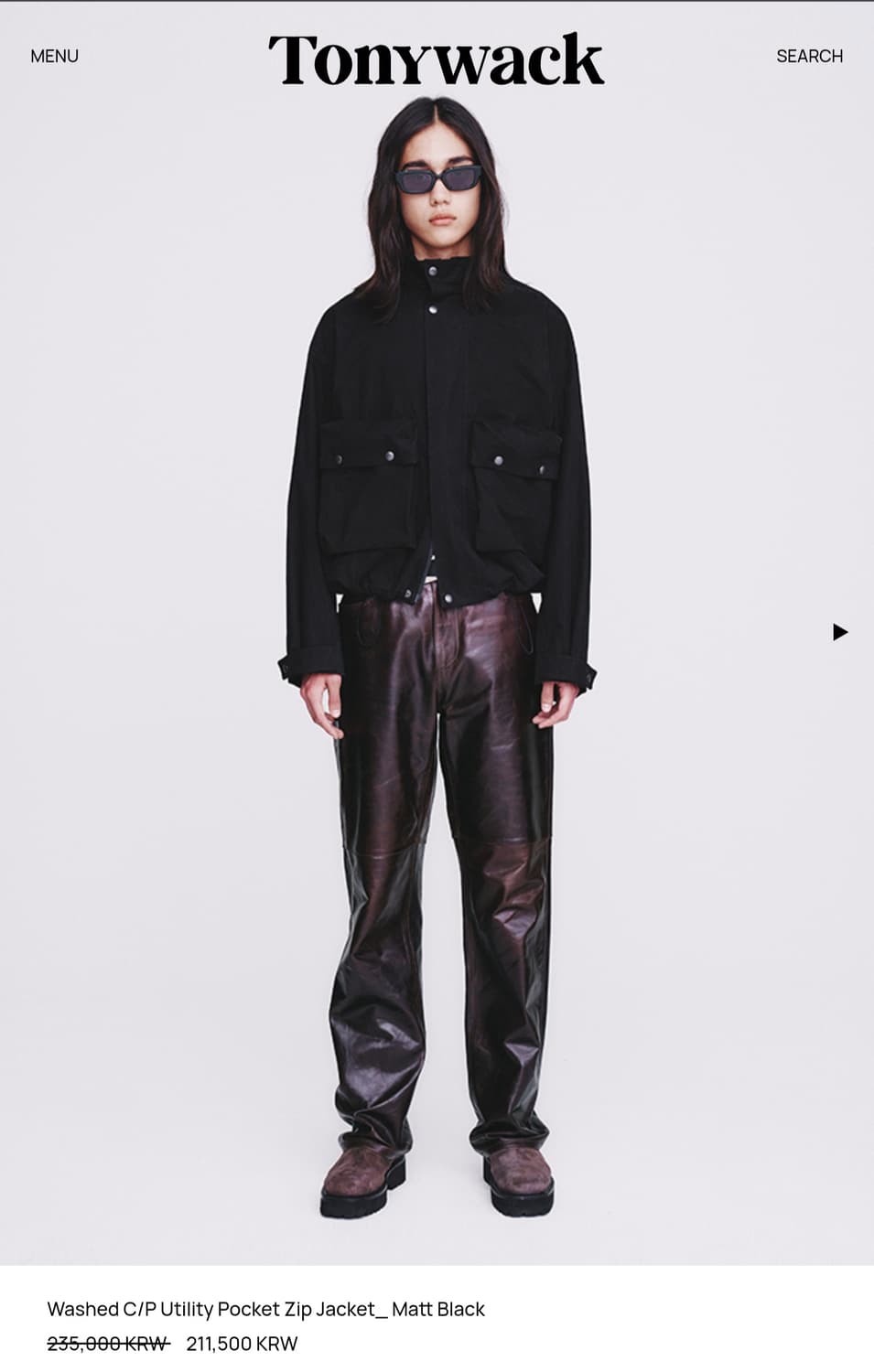 토니웩 Washed C/P Utility Pocket Zip Jacket 상품이미지3