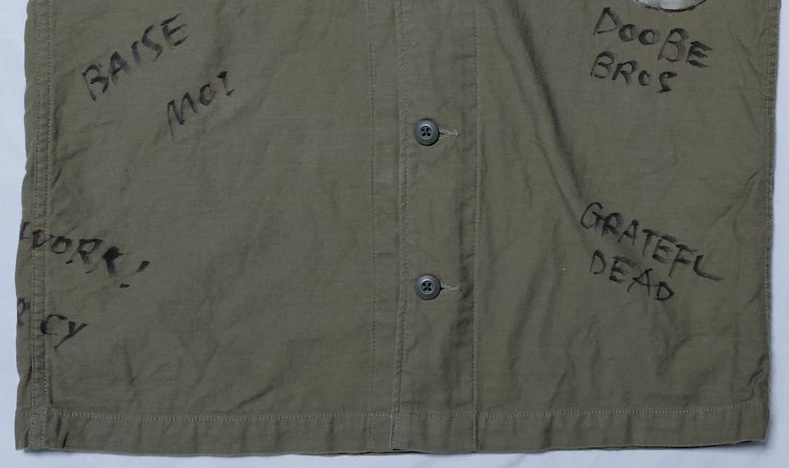 [Johnbull] 존불 핸드 페인팅 밀리터리 커스텀 셔츠 재킷 상품이미지4