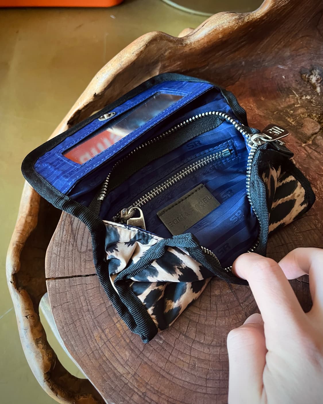 SONIA RYKIEL Leopard Mirror Pouch Wallet 상품이미지6