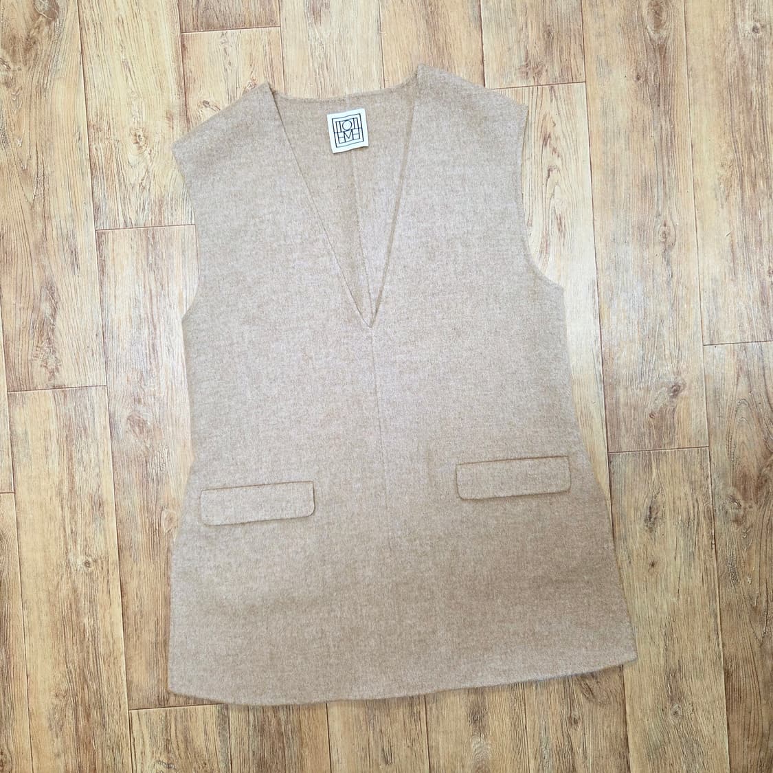 토템(TOTEME) V넥 울/캐시미어 ALCOBA 베스트 44-66 상품이미지5