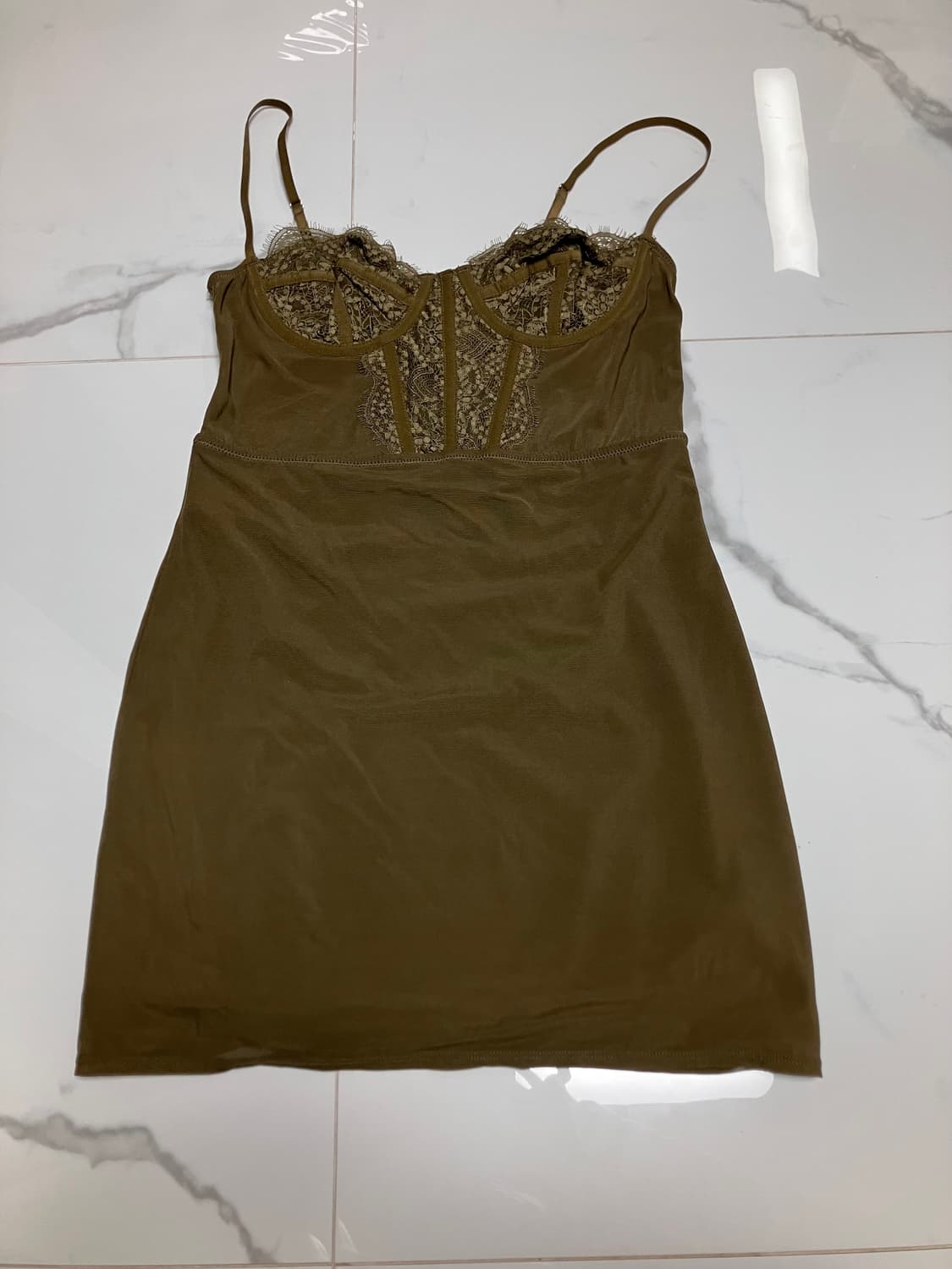 얼반아웃피터스 코르셋 미니 드레스 란제리 원피스 상품이미지3