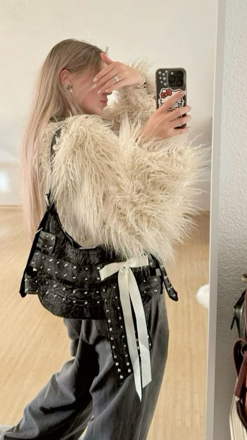 자라 아이보리 퍼자켓 상품이미지1